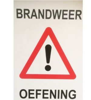 Ensceneringsbord Brandweer oefening